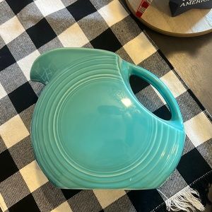 Fiestaware Turquoise Pitcher